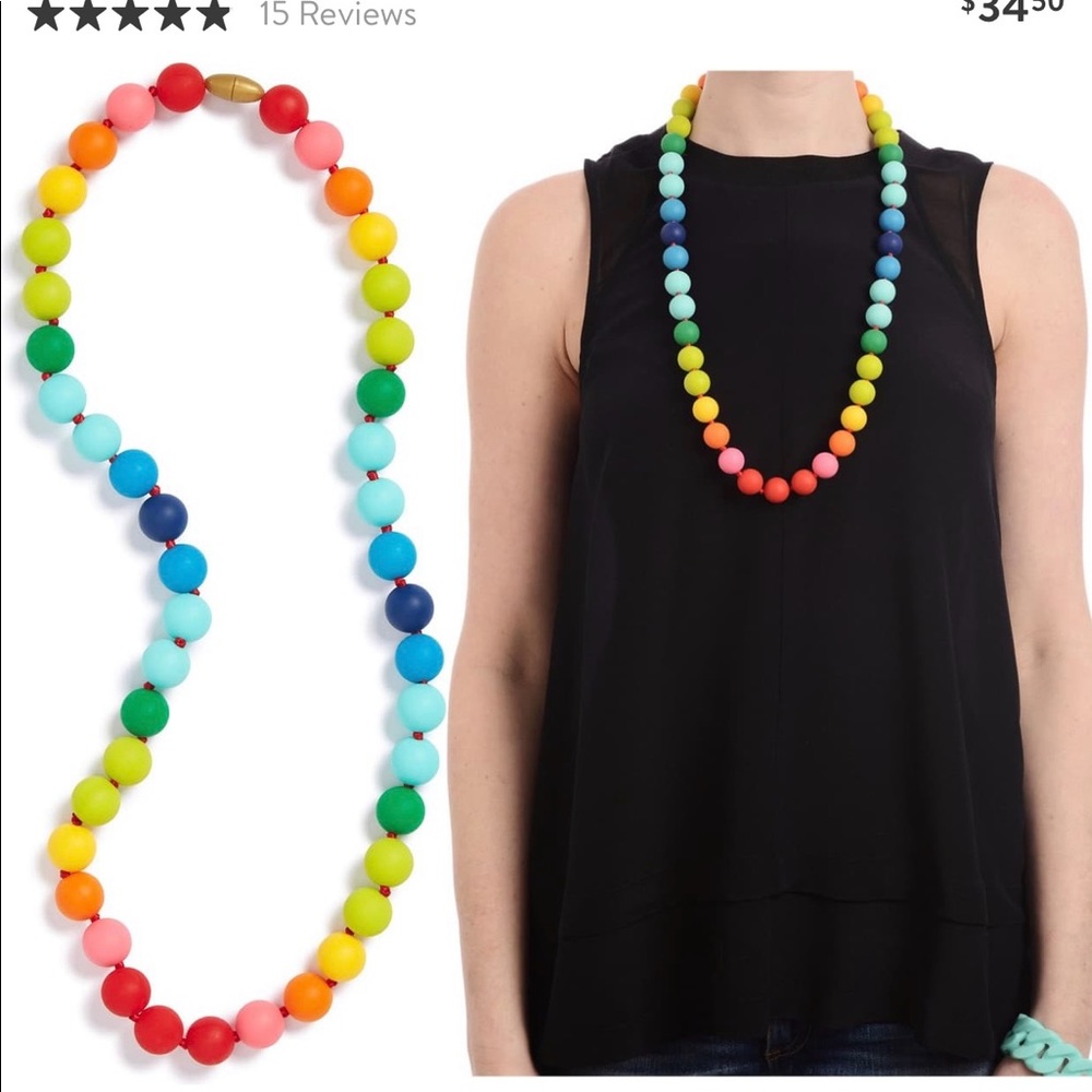 Rainbow Chewbeads Necklace